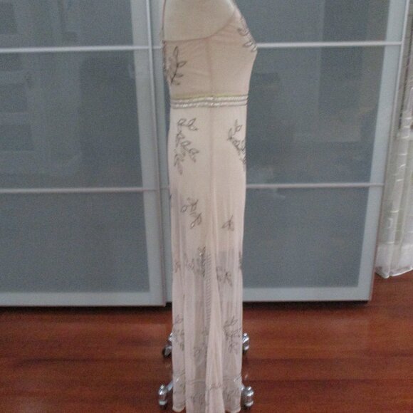 Forever 21 Contemporary Sheer Beaded Spaghetti Strap Maxi Dress - Picture 7 of 10